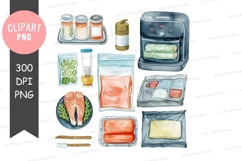 Kitchen food preparation clipart png Product Image 1