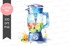 Colorful blender with fruits clipart png Product Image 1