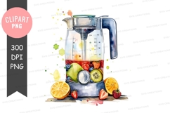 Vibrant blender with fresh fruits Product Image 1