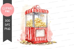 Popcorn machine clipart png Product Image 1