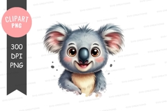 Cute koala clipart png Product Image 1