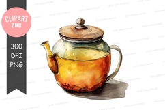 Teapot with hot tea Product Image 1