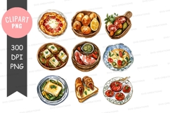 Delicious food clipart png Product Image 1