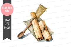 Traditional kitchen utensils clipart png Product Image 1