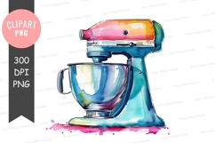 Colorful stand mixer clipart png Product Image 1