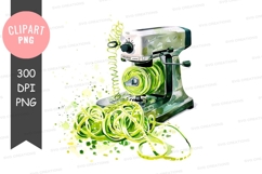 Vegetable spiralizer clipart png Product Image 1