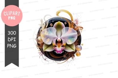 Orchid beauty clipart png Product Image 1
