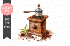 Antique coffee grinder with spices Product Image 1