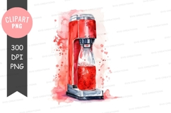Red soda maker clipart png Product Image 1