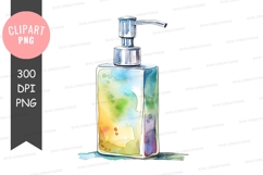 Colorful soap dispenser clipart png Product Image 1
