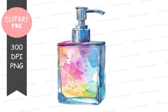Colorful soap dispenser clipart png Product Image 1