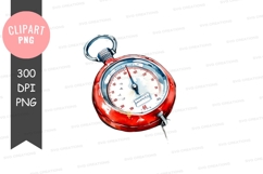 Vintage pocket watch clipart png Product Image 1