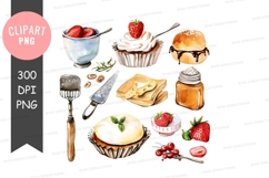 Delicious desserts clipart png Product Image 1