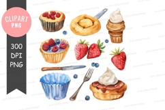 Assorted desserts clipart png Product Image 1