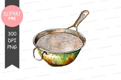 Colorful colander clipart png Product Image 1