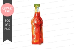 Hot sauce bottle clipart png Product Image 1