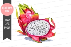 Dragon fruit clipart png Product Image 1