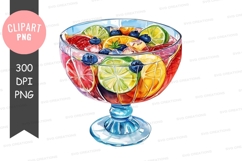 Vibrant fruit punch clipart png Product Image 1