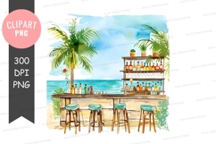 Beachside bar clipart png Product Image 1