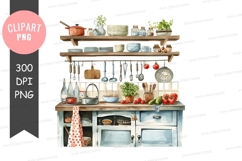 Cozy kitchen clipart png Product Image 1
