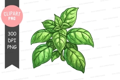 Green plant leaves clipart png Product Image 1