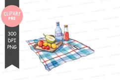 Picnic setup clipart png Product Image 1