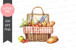 Picnic basket clipart png Product Image 1