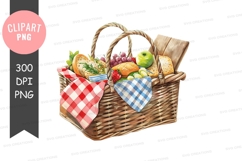 Picnic basket clipart png Product Image 1