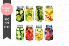 Assorted pickled vegetables clipart png Product Image 1