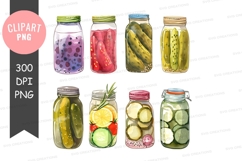 Assorted pickled vegetables clipart png Product Image 1