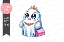 Cute ghost clipart png Product Image 1