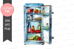 Filled refrigerator clipart png Product Image 1