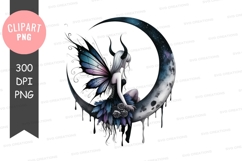 Colorful ghost princess clipart png Product Image 1