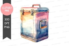Colorful suitcase clipart png Product Image 1