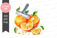 Orange zester clipart png Product Image 1