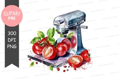 Kitchen mixer with fresh tomatoes Product Image 1