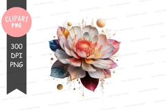 Ornate floral design clipart png Product Image 1