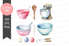 Kitchen baking tools clipart png Product Image 1