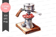 Vintage coffee maker clipart png Product Image 1