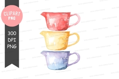 Stack of colorful measuring cups Product Image 1