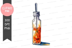 Spicy oil bottle clipart png Product Image 1