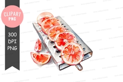 Sliced grapefruit on a grater Product Image 1