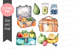 Healthy lunch boxes clipart png Product Image 1
