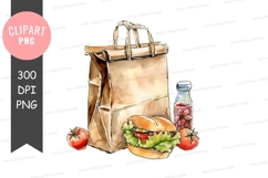 Lunch time clipart png Product Image 1