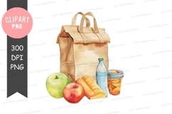Lunch bag clipart png Product Image 1