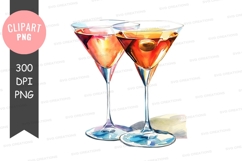 Vibrant cocktail clipart png Product Image 1