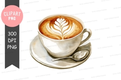 Delicious coffee cup clipart png Product Image 1