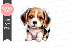 Cute puppy clipart png Product Image 1