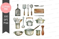 Kitchen utensils and cookware clipart png Product Image 1