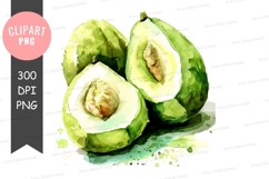 Avocado clipart png Product Image 1